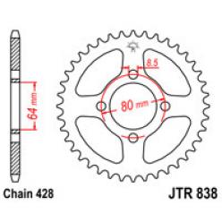Звездочка задняя JT Sprockets (шаг 428 ) JT JTR838